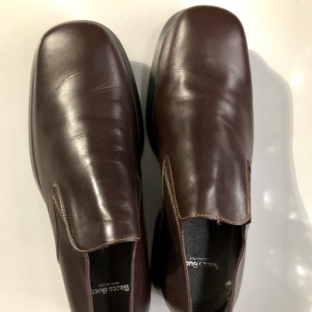Bacco Bucci Brown Slip-on Shoes - Picture 4 of 4